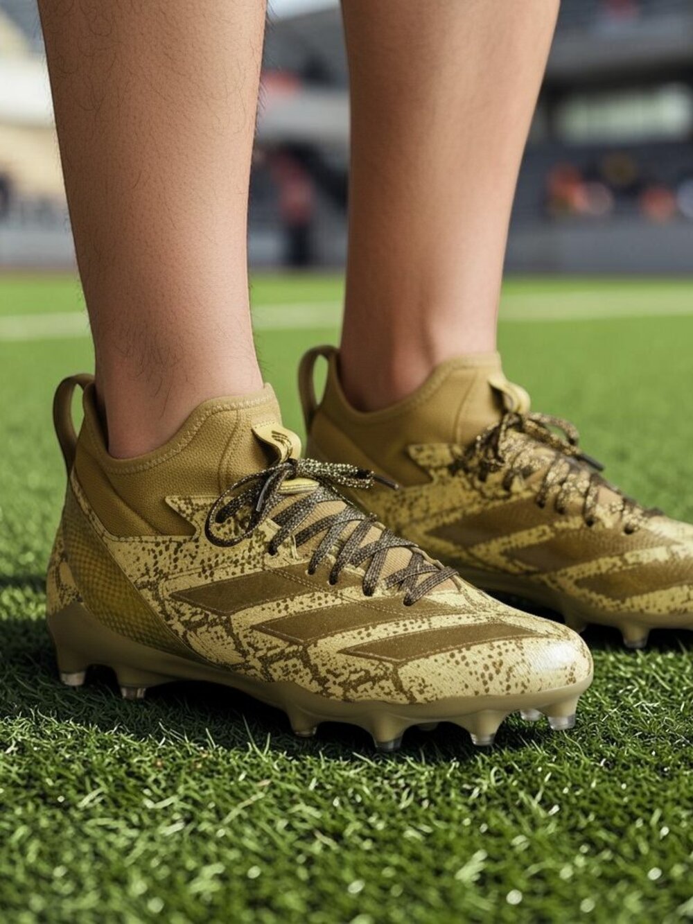 Adidas x Disney GOLD Adizero Impact Football Cleats Men's Size 18 Cobra NWT